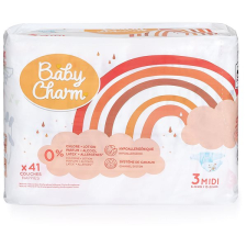 BABY CHARM Super Dry Flex méret 3 Midi, 6-10 kg (41 db) pelenka