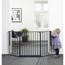 Baby Dan Babydan Flex M térkorlát 90-140 cm fekete bababiztonság