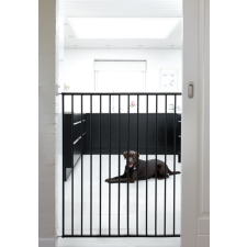 Baby Dan Pet Gate Streamline védõrács, fekete fém 63,5-107 cm bababiztonság
