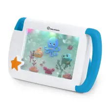 Baby Einstein Tablet hangokkal, zenével és fényekkel Sea Dreams kék, 0m+ kreatív és készségfejlesztő
