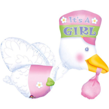  Baby Girl fólia lufi 81 cm party kellék