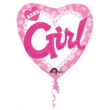 Baby Girl Fólia lufi 91 cm party kellék