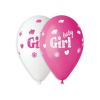  Baby Girl léggömb, lufi 5 db-os 13 inch (33 cm)