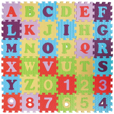 Baby Great Baby Great puzzle szõnyeg 36db 15x15cm betûk-számok GB-M636 játszószőnyeg