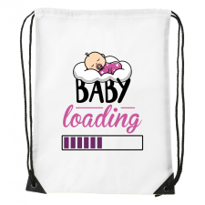  Baby loading lány - Sport táska fehér tornazsák