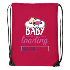 Baby loading lány - Sport táska piros tornazsák