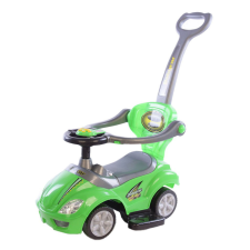 BABY MIX bébitaxi tolókarral 3az1-ben Mega Car zöld lábbal hajtható járgány