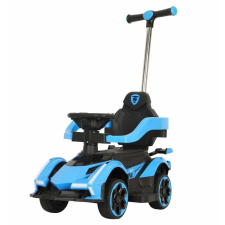 BABY MIX Bébitaxi tolókarral Baby Mix Speed kék lábbal hajtható járgány