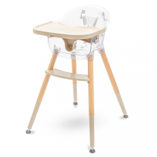 BABY MIX Etetőszék Baby Mix Ingrid wooden beige etetőszék