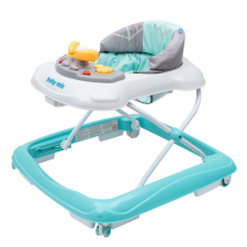 BABY MIX Gyerek bébikomp Baby Mix kormánykerékkel szilikon kerekek menta bébikomp