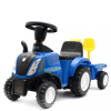BABY MIX Gyerek jármű traktor utánfutóval és szerszámokkal Baby Mix New Holland kék