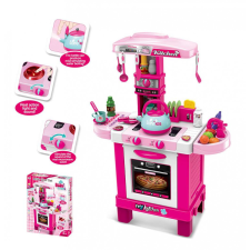 BABY MIX játékkonyha rózsaszín konyhakészlet