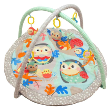 BABY MIX Játszószőnyeg játékhíddal - Bagoly #bézs-menta (9984) játszószőnyeg