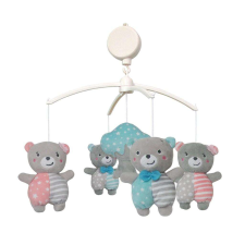 BABY MIX Körhinta a kiságy fölé Baby Mix Maci barátok bébijáték kiságyra