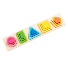 BABY MIX Montessori Baby Mix fa formaberakó színek és formák fajáték