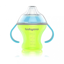 Baby Ono Csöpögésmentes itatópohár BabyOno 180 ml zöld itatópohár