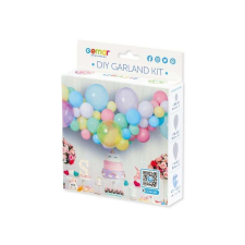 Baby Pastel Színes léggömb lufi girland szett 65 db-os party kellék