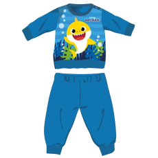  Baby Shark téli vastag baba pizsama - pamut flanel pizsama - világoskék - 80