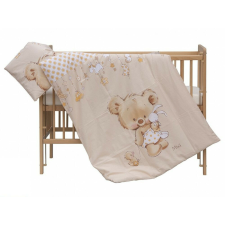 Baby Shop 2 részes babaágynemű - barack "Mika" maci babaágynemű, babapléd
