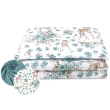 Baby Shop ágynemű huzat 100*135cm - menta őzike babaágynemű, babapléd
