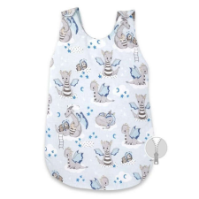 Baby Shop hálózsák 0-6 hó - kék sárkány hálózsák, pizsama