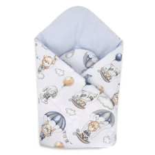  Baby Shop kókuszpólya 75x75cm - kék lufis állatok pólya