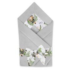 Baby Shop megkötős pólyatakaró 75x75cm - Természetes nyomozók szürke pólya