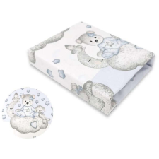 Baby Shop pamut,gumis lepedő 60*120 cm - Csillagos maci kék babaágynemű, babapléd