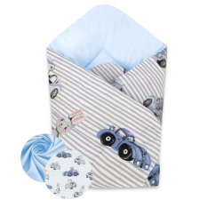 Baby Shop pólyatakaró 75x75cm - kék "Old Road" pólya