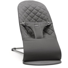 Babybjörn Babybjorn BLISS - Anthracit classic Woven pihenőszék, bébifotel