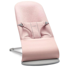 Babybjörn Bliss 3D Jersey Light Pink, světle šedá konstrukce pihenőszék, bébifotel