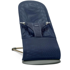 Babybjörn Bliss Navy Blue Mesh pihenőszék, bébifotel