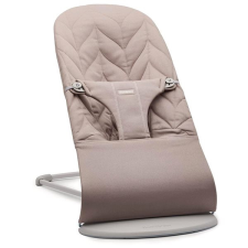 Babybjörn Bliss Sand Grey Woven Petal, világosszürke kivitelben pihenőszék, bébifotel