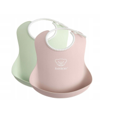 Babybjörn Szilikon előke BabyBjörn Powder - 2 db Szín: PowderGreen-PowderPink előke