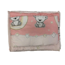 BABYBRUIN 215016 Bébi ágynemű garnitúra, 2 részes pamut babaágynemű, babapléd