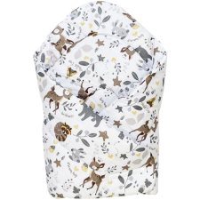 BABYBRUIN Pólyává alakítható takaró 78x78cm - Őzikés babaágynemű, babapléd