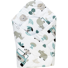 BABYBRUIN Pólyává alakítható takaró 78x78cm - Safaris babaágynemű, babapléd