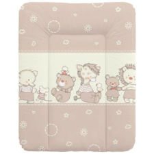 BABYBRUIN Puha vízhatlan pelenkázó lap 50x70 cm - Drapp macis pelenkázó matrac