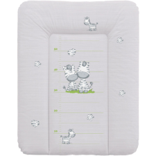 BABYBRUIN Puha vízhatlan pelenkázó lap 50x70 cm - Zebrák szürke pelenkázó matrac