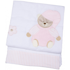 BABYBRUIN takaró prémium 140x110 cm - Rózsaszín babaágynemű, babapléd