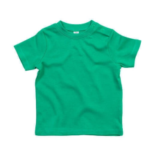BABYBUGZ Bébi rövid ujjú póló BabyBugz Baby T-Shirt 0-3, Kelly zöld Organik babapóló, ing