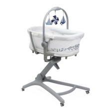Babycare Chicco Baby Hug PRO 5in1 bölcső-szék - White Cream kiságy, babaágy