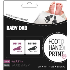 BABYDAB BABY DAB Lenyomatkészítő - lila+szürke egyéb bébijáték