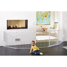 BabyDan Babydan Flex XXL térkorlát 90-350 cm fehér bababiztonság