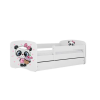 Babydreams Babydreams fehér panda ágy fiókkal, matraccal 180/80