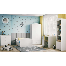 Babydreams fehér, minta nélküli, fiókos ágy, kókusz matrac 140/70 gyermekágy
