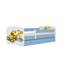  Babydreams kék kotróágy fiókkal, kókusz matrac 160/80 gyermekágy