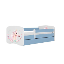 Babydreams kék lóágy fiók nélkül, latex matrac 180/80 gyermekágy