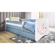 Babydreams kék lóágy fiókkal, matrac nélkül 180/80 gyermekágy