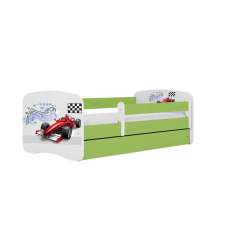 Babydreams zöld formula ágy fiókkal, matrac nélkül 160/80 gyermekágy